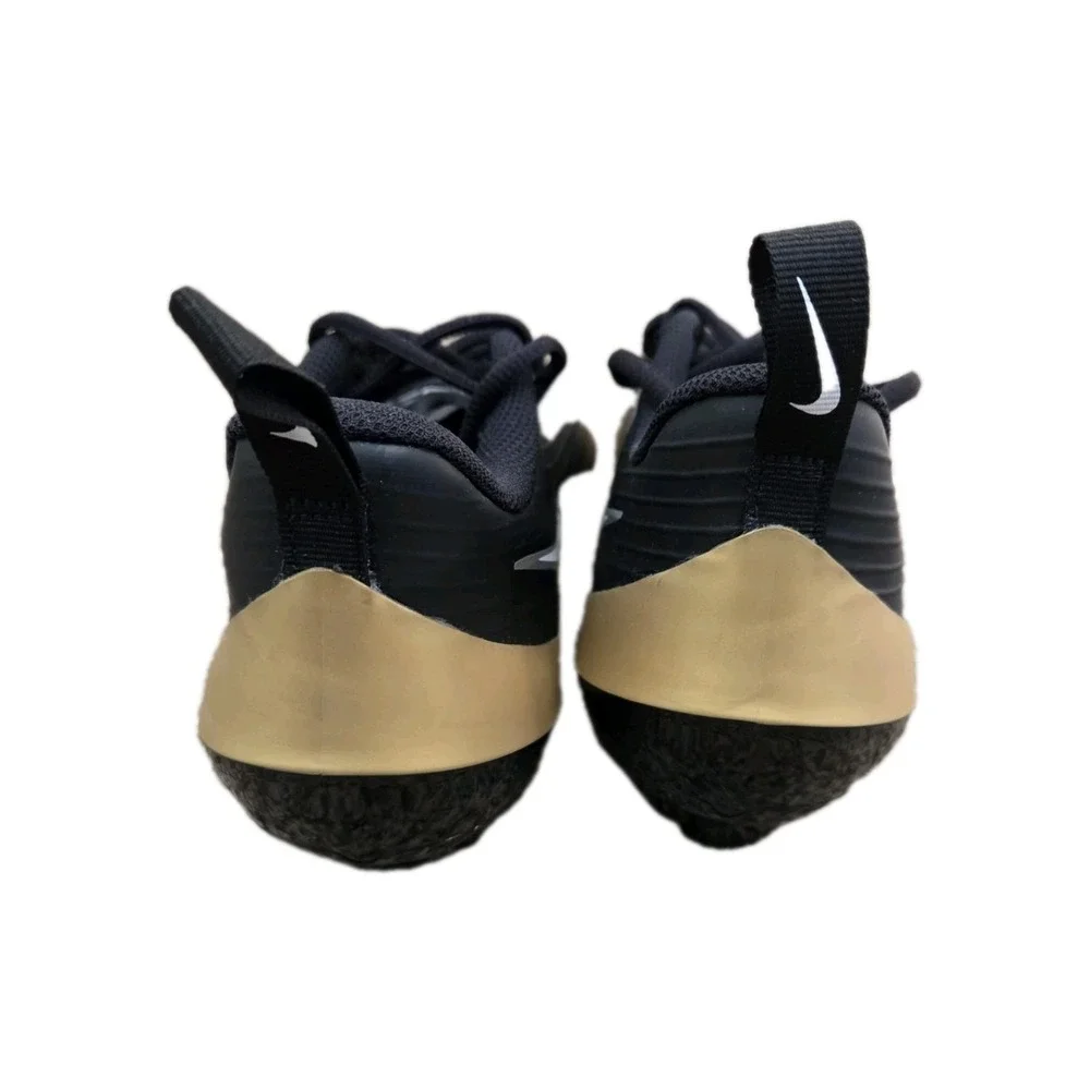 Nike‎ Vapor Speed 3 Football Shoes Cleats Black Gold FB3303-003 Men's Sz 8.5